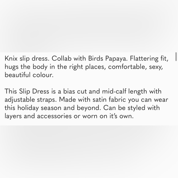 NEW Papaya Slip Dress - Picture 11 of 11